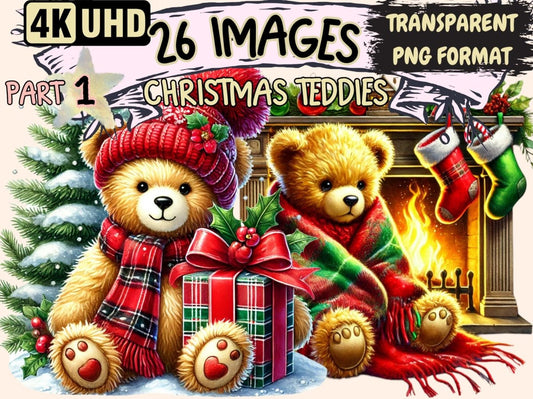 Christmas Teddies Clipart christmas bear png - Wonders Artist