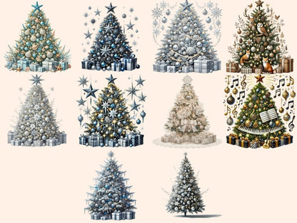 Christmas Trees (P2) Clipart Christmas Pines - Wonders Artist