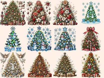 Christmas Trees (P3) Clipart Christmas Pines - Wonders Artist