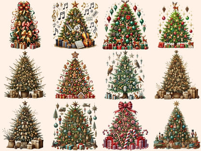 Christmas Trees (P3) Clipart Christmas Pines - Wonders Artist