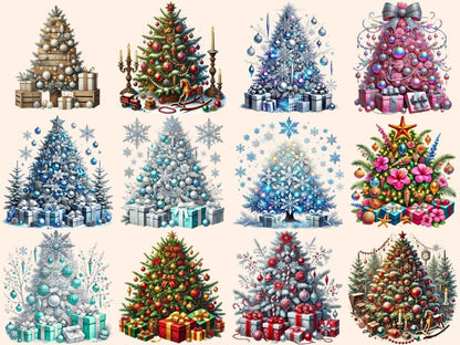 Christmas Trees (P5) Clipart Christmas Pines - Wonders Artist