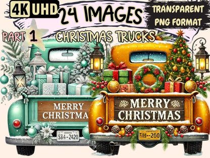 Christmas Trucks Clipart christmas clipart - Wonders Artist