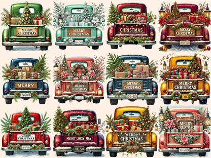 Christmas Trucks Clipart christmas clipart - Wonders Artist