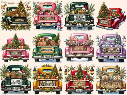 Christmas Trucks Clipart christmas clipart - Wonders Artist