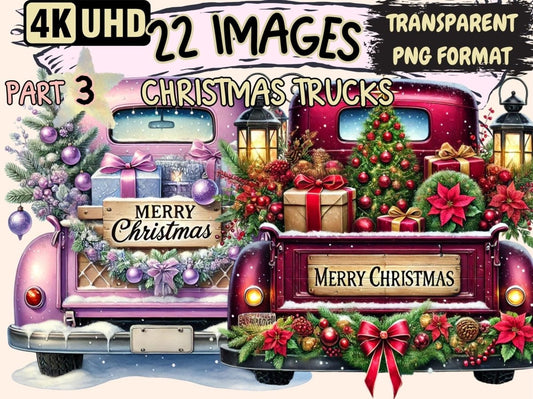 Christmas Trucks (P3) Clipart christmas clipart - Wonders Artist