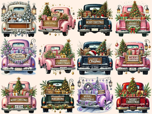 Vánoční náklaďáky (P3) Clipart