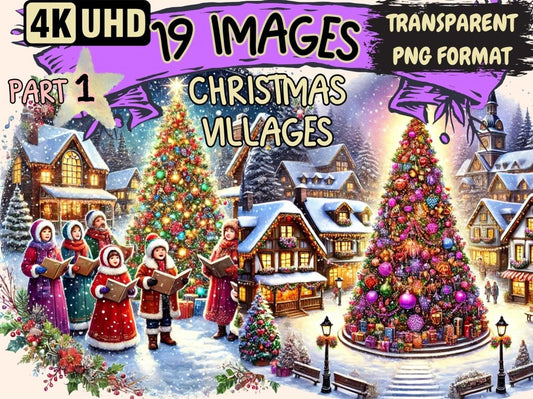 Christmas Villages Clipart christmas clipart - Wonders Artist