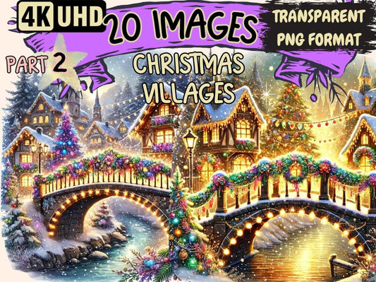 Christmas Villages (P2) Clipart Christmas Scene PNG - Wonders Artist