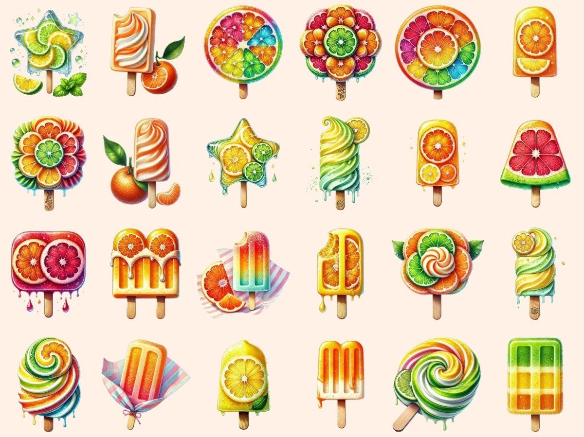Citrus Pops Clipart citrus clipart citrus grpahics citrus images - WondersArtist