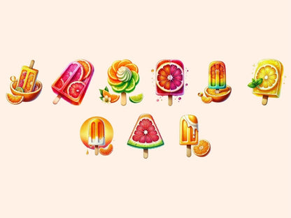 Citrus Pops Clipart citrus clipart citrus grpahics citrus images - WondersArtist