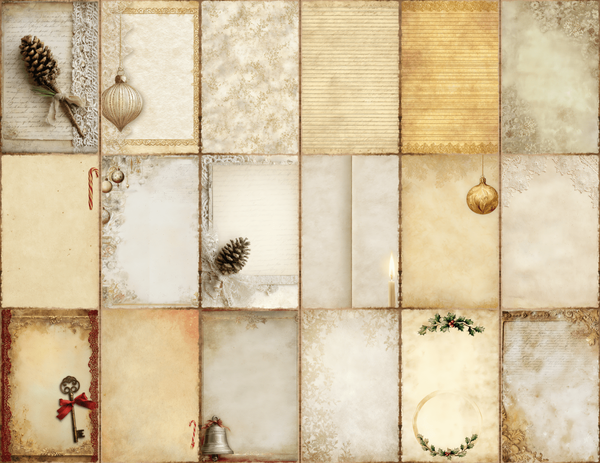 Classic Christmas Journal Pages All Bundles Journal Pages new bundles all - WondersArtist