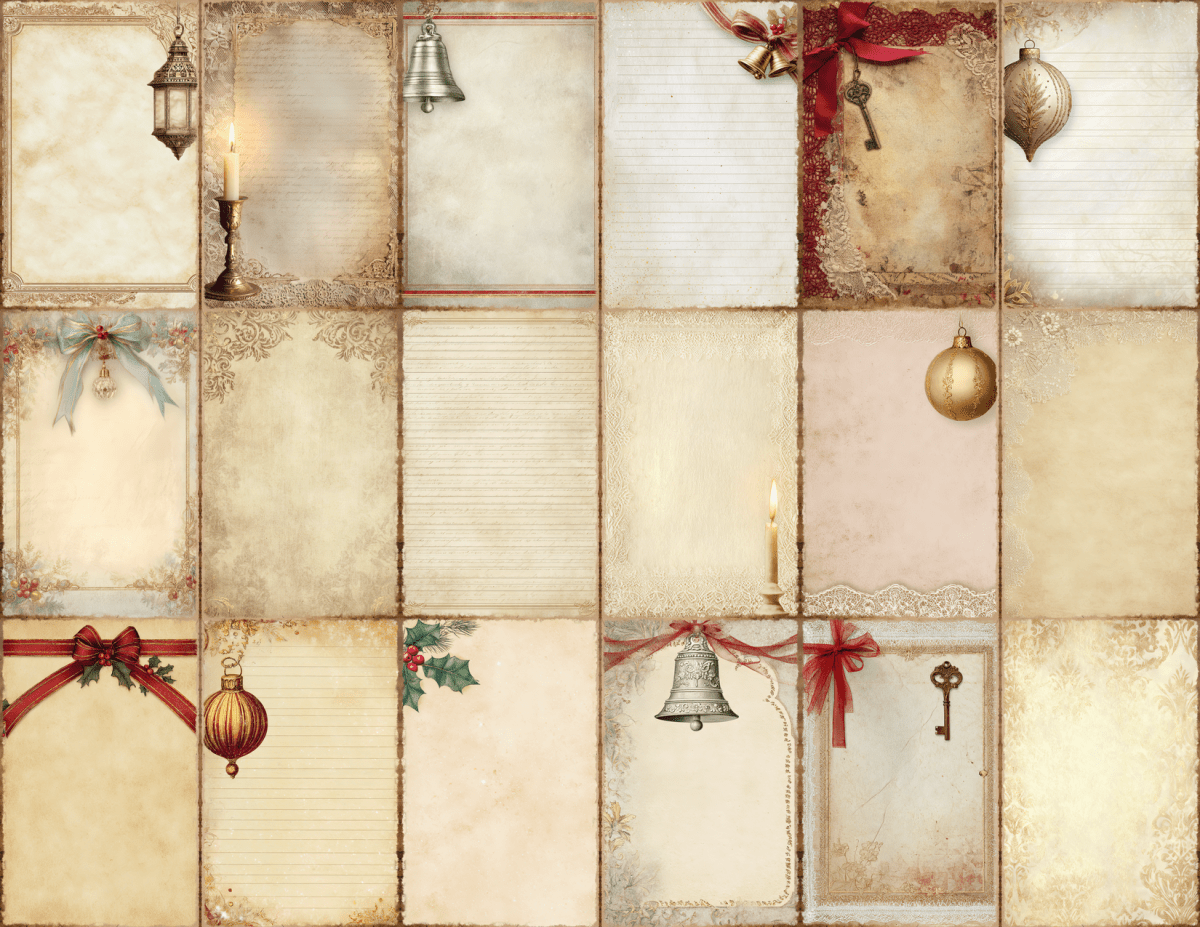 Classic Christmas Journal Pages All Bundles Journal Pages new bundles all - WondersArtist