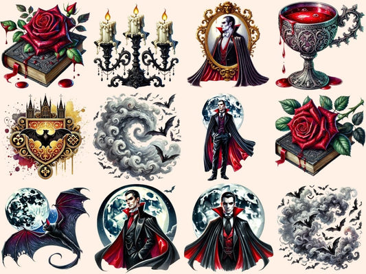 Classic Dracula (P2) Clipart