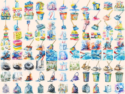 Cleaning Watercolor Clipart clean clipart - Wonders Artist