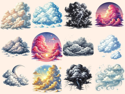 Clouds Clipart atmospheric icons - Wonders Artist
