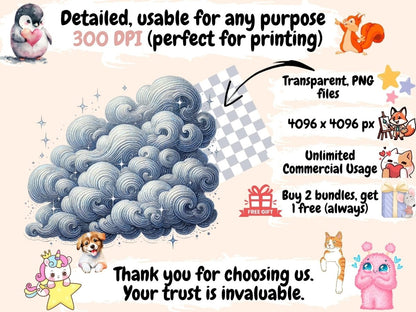 Clouds Clipart atmospheric icons - Wonders Artist