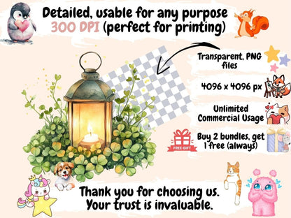 Clover Fields Watercolor Clipart Clover Clipart - Wonders Artist