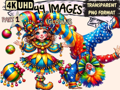 Clowns Clipart cartoon clowns - Wonders Artist