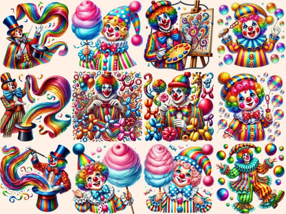Clowns (P3) Clipart Carnival Clown - Wonders Artist