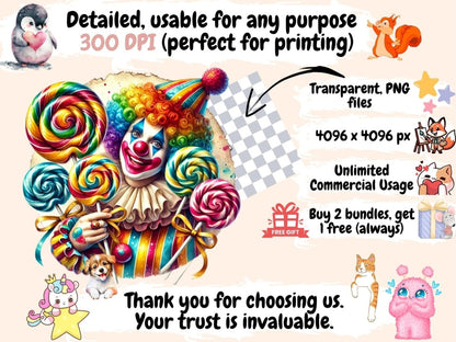 Clowns (P4) Clipart Carnival Clown - Wonders Artist
