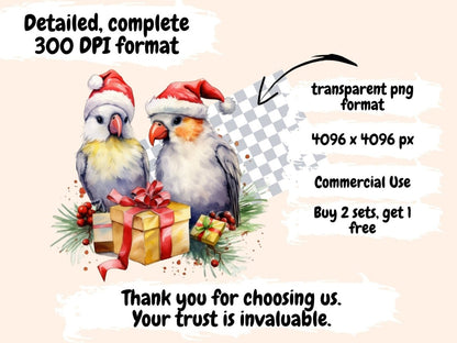 Cockatiel Watercolor Clipart bird clipart - Wonders Artist