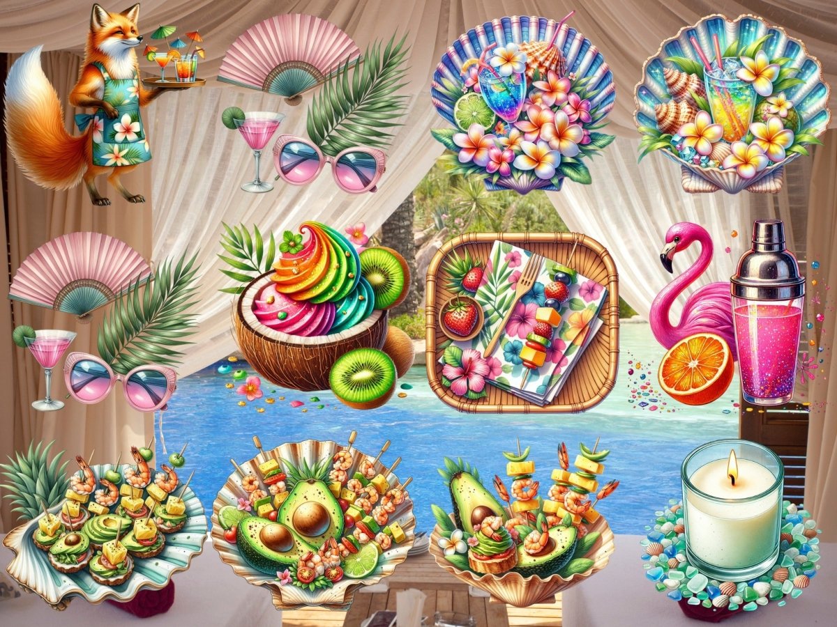 Cocktail Cabana Clipart (LIMITOVANÁ EDICE) image 5