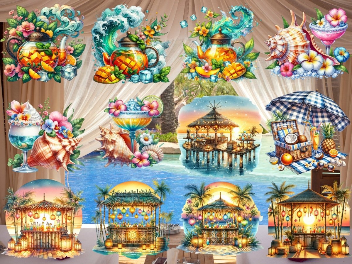 Cocktail Cabana Clipart (LIMITOVANÁ EDICE) image 10