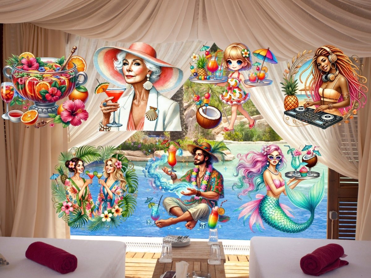 Cocktail Cabana Clipart (LIMITOVANÁ EDICE) image 12