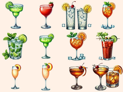 Cocktails Clipart alcohol clipart - Wonders Artist