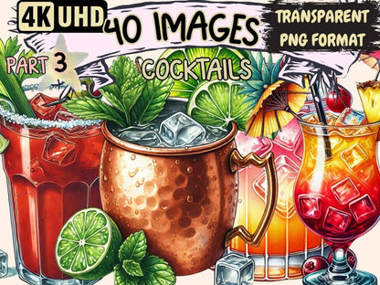 Cocktails (P3) Clipart alcohol clipart - Wonders Artist