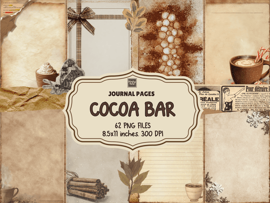 Cocoa Bar Journal Pages All Bundles Journal Pages new bundles all - WondersArtist