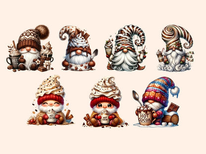 Cocoa Gnomes Clipart cartoon gnomes - Wonders Artist