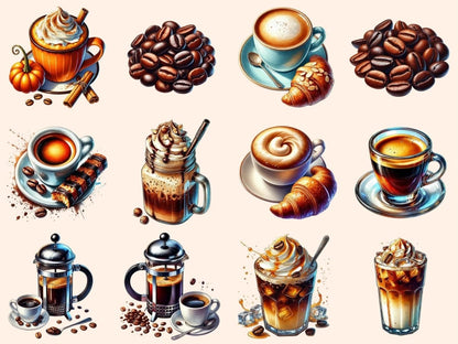 Coffee Addiction (P1) Clipart Caffeine Lover Art - Wonders Artist