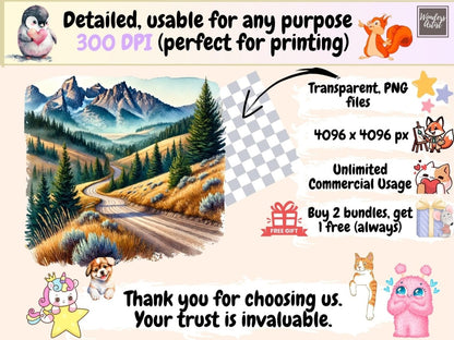 Colorado Rocky Mountains Clipart adventure clipart - Wonders Artist