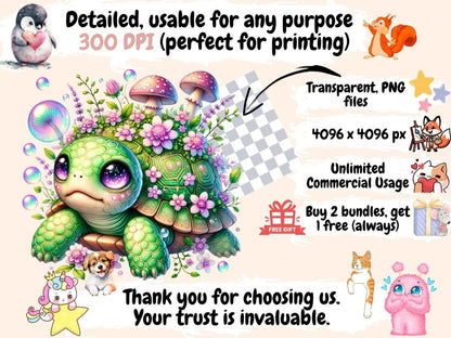 Colorful Turtles (P2) Clipart Artistic Turtle Clip - Wonders Artist