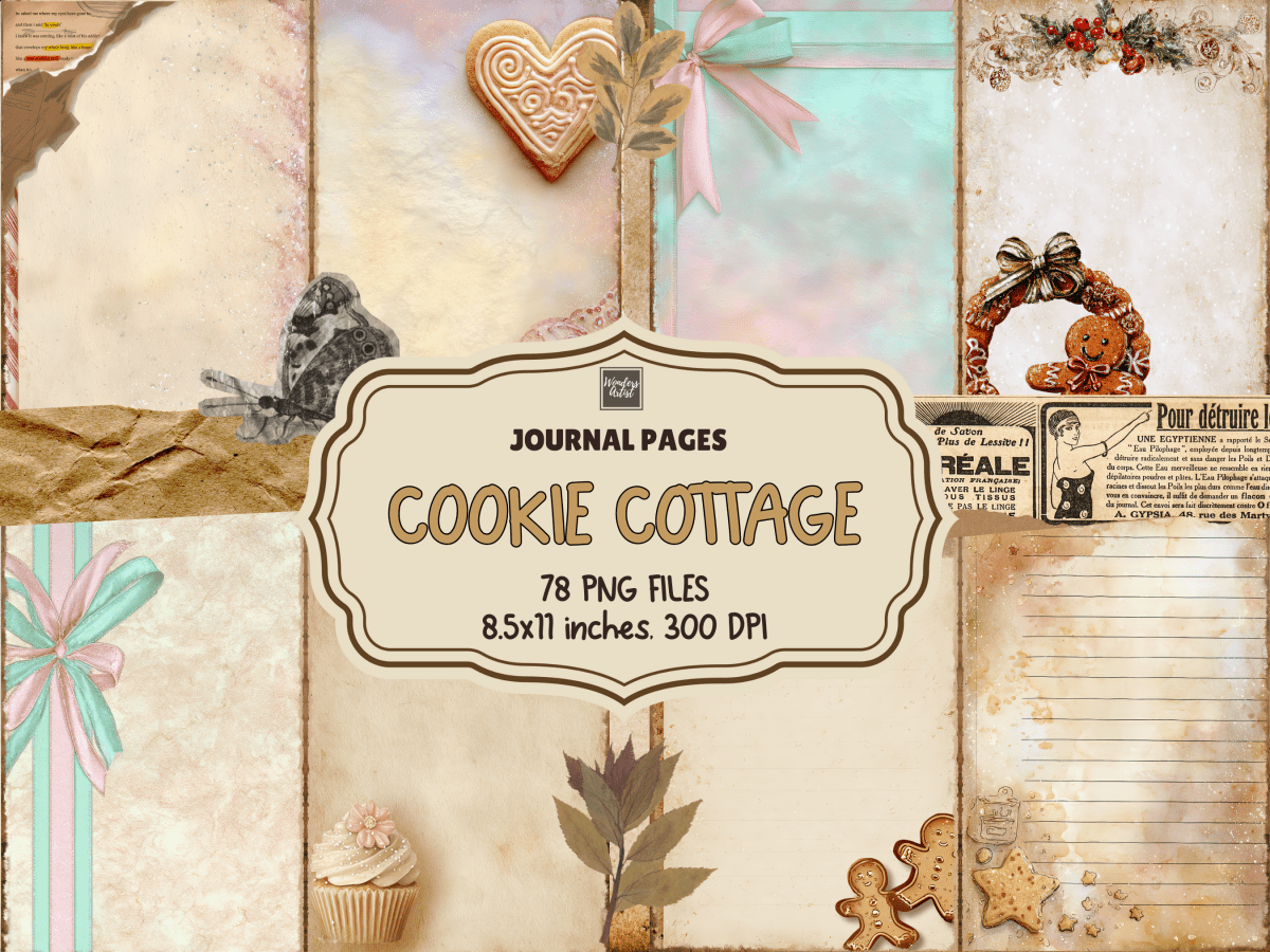 Cookie Cottage Journal Pages All Bundles Journal Pages new bundles all - WondersArtist