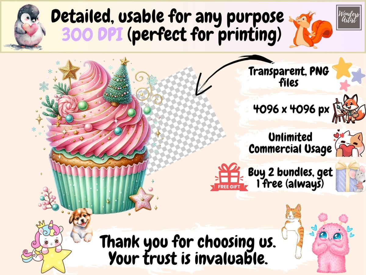 Coquette Christmas Clipart christmas clipart christmas designs christmas digitals - WondersArtist