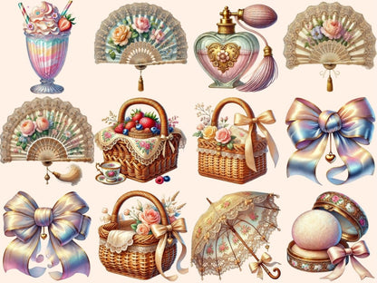 Coquette Summer (P1) Clipart bow clipart - Wonders Artist