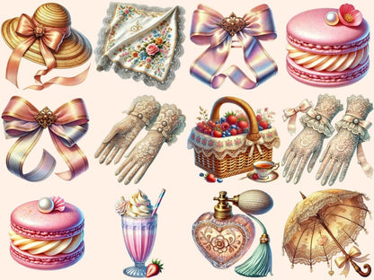 Coquette Summer (P1) Clipart bow clipart - Wonders Artist