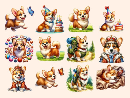 Corgi Clipart cartoon corgi - Wonders Artist