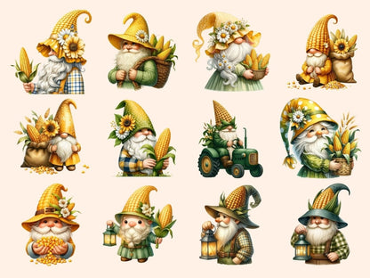 Corn Gnomes Clipart cartoon gnomes - Wonders Artist