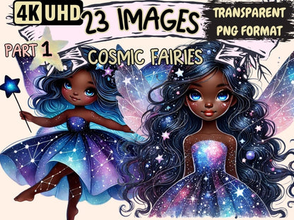 Cosmic Fairies Clipart African fairies - Wonders Artist