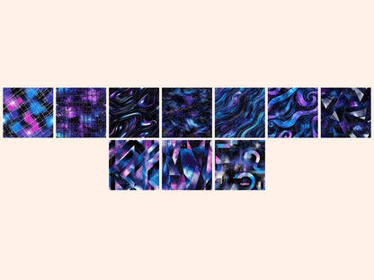 Cosmic Tech Seamless Digital Paper Cosmic Tech - Wonders Artist