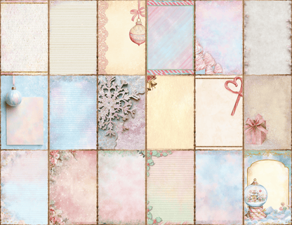 Cotton Candy Christmas Journal Pages All Bundles Journal Pages new bundles all - WondersArtist