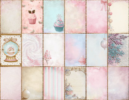Cotton Candy Christmas Journal Pages All Bundles Journal Pages new bundles all - WondersArtist