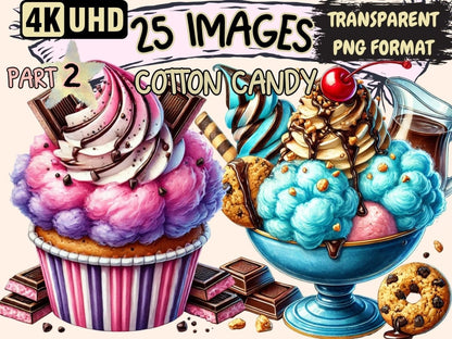 Cotton Candy (P2) Clipart candy design - Wonders Artist