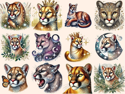 Cougars Clipart animal icons - Wonders Artist