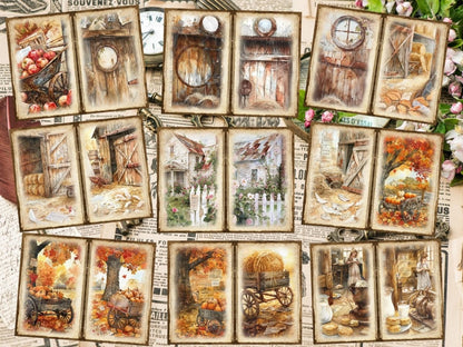 Countryside Farm Journal Pages (P9) Barnyard Stationery - Wonders Artist