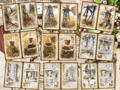 Countryside Farm Journal Pages (P9) Barnyard Stationery - Wonders Artist