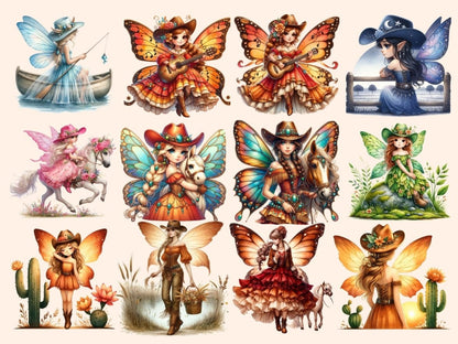 Cowgirl Fairies Clipart Cowgirl clip art - Wonders Artist